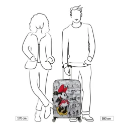 American Tourister Wavebreaker Disney Spinner 67/24 TSA minnie comics white