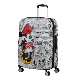American Tourister Wavebreaker Disney Spinner 67/24 TSA minnie comics white