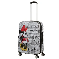 American Tourister Wavebreaker Disney Spinner 67/24 TSA minnie comics white