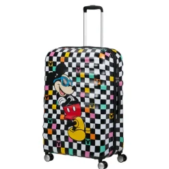 American Tourister Wavebreaker Disney Spinner 77 cm Mickey Check