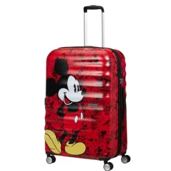 American Tourister Wavebreaker Disney Spinner 77/28 TSA mickey comics red