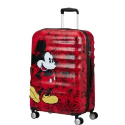 American Tourister Wavebreaker Disney Spinner 67/24 TSA mickey comics red