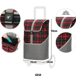 Andersen Quattro Shopper Gese red