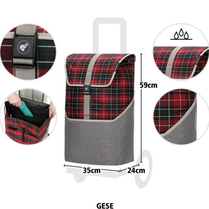 Andersen Quattro Shopper Gese red