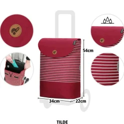 Andersen Scala Shopper Tilde red