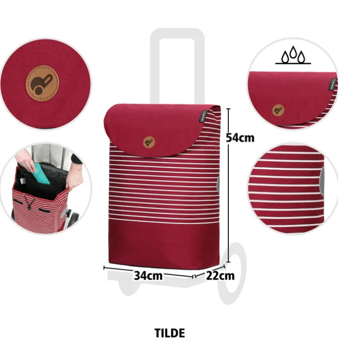 Andersen Unus Shopper Fun Tilde red