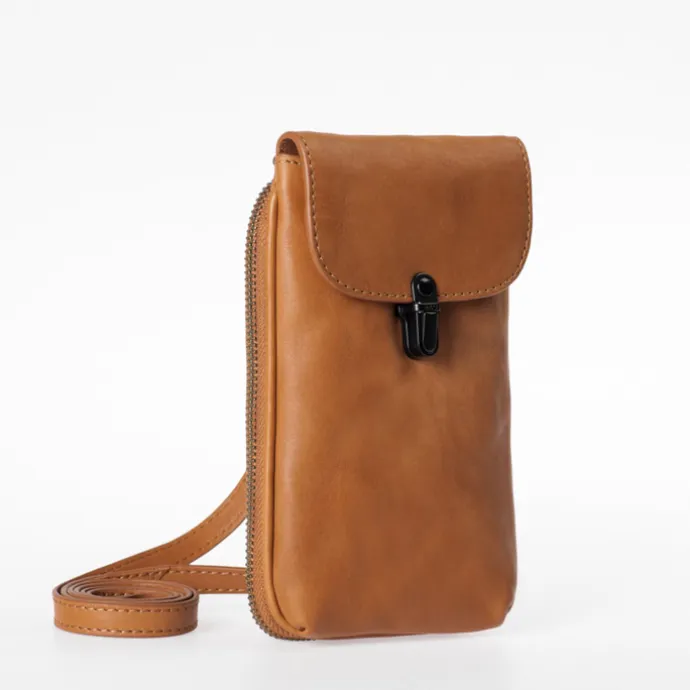 Aunts & Uncles Mrs. Lemon Dash Twist Phonebag caramel