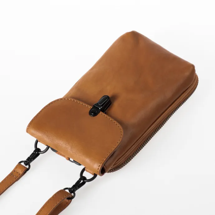 Aunts & Uncles Mrs. Lemon Dash Twist Phonebag caramel