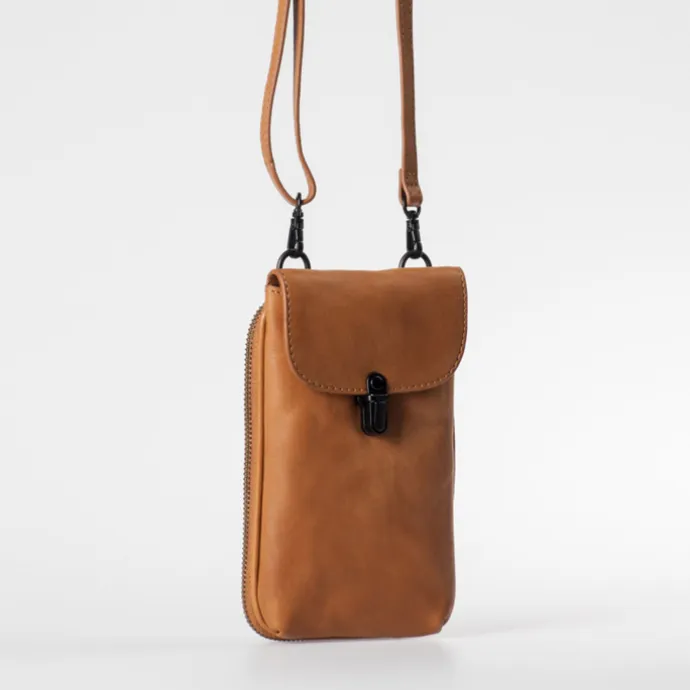Aunts & Uncles Mrs. Lemon Dash Twist Phonebag caramel