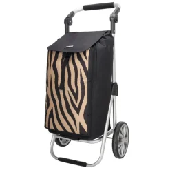 Beagles Alberic Shopping Trolley zebra brown