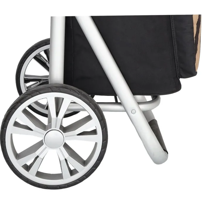 Beagles Alberic Shopping Trolley zebra brown
