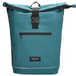 Beagles Originals Rolltop Rugtas Waterproof 15.6" petrol blauw