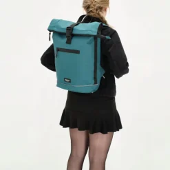 Beagles Originals Rolltop Rugtas Waterproof 15.6" petrol blauw