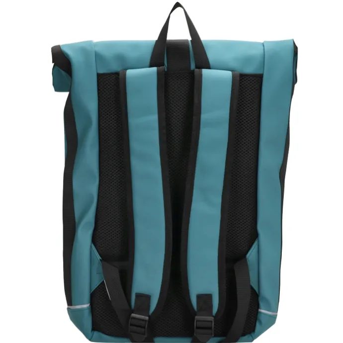 Beagles Originals Rolltop Rugtas Waterproof 15.6" petrol blauw