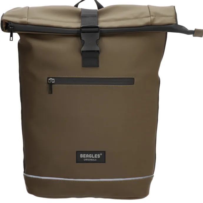 Beagles Originals Rolltop Rugtas Waterproof 15.6" olijf groen