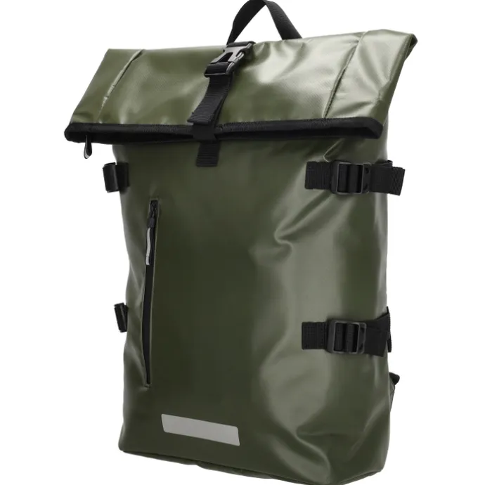 Beagles Originals Tokyo Rolltop Rugtas Waterproof 15,6" olijfgroen