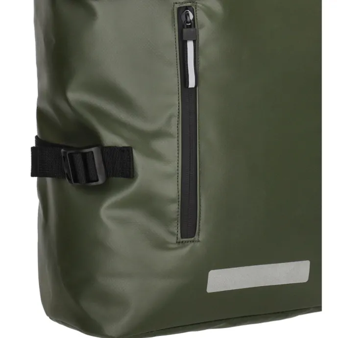 Beagles Originals Tokyo Rolltop Rugtas Waterproof 15,6" olijfgroen