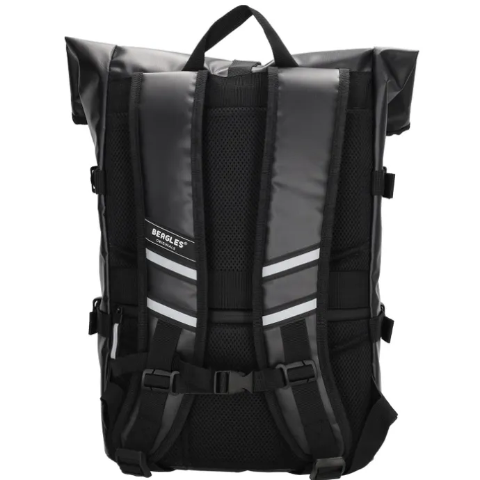Beagles Originals Tokyo Rolltop Rugtas Waterproof 15,6" zwart