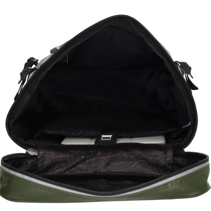 Beagles Originals Tokyo Tarp Rugtas L Waterproof 15.6" olijfgroen
