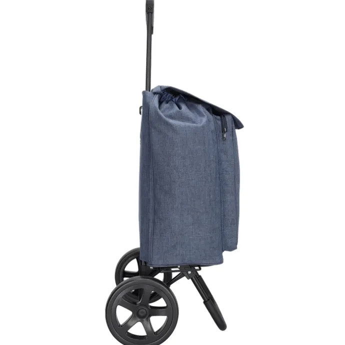 Beagles Shop & Go Cartease Boodschappentrolley blauw