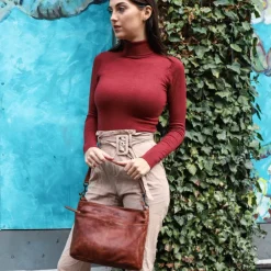 Bear Design Callisto Pelle Handtas cognac