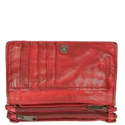 Bear Design Cow Lavato Dames Portemonnee 12cc red