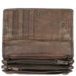 Bear Design Cow Lavato Dames Portemonnee 12cc CL782 brown