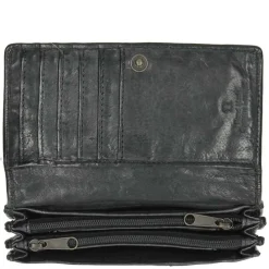 Bear Design Cow Lavato Dames Portemonnee 12cc black2