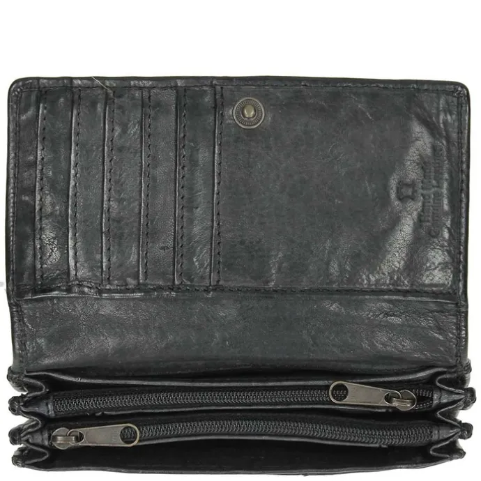Bear Design Cow Lavato Dames Portemonnee 12cc black2