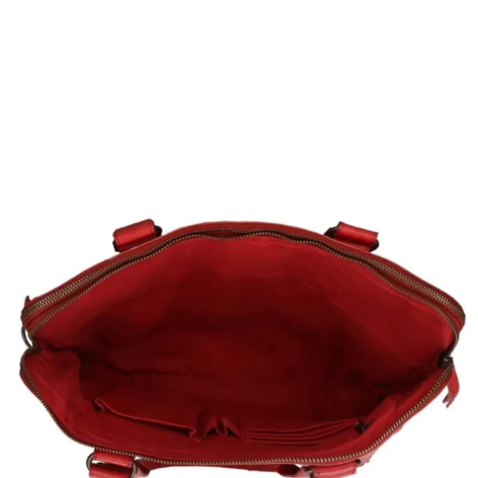 Bear Design Cow Lavato Laptopschoudertas rood