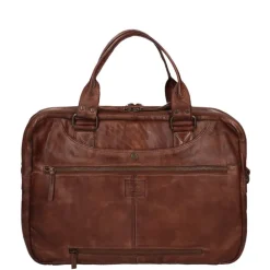 Bear Design Cow Lavato Laptoptas bruin