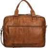 Bear Design Cow Lavato Laptoptas cognac