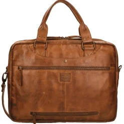 Bear Design Cow Lavato Laptoptas cognac