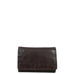 Bear Design Cow Lavato Wallet brown