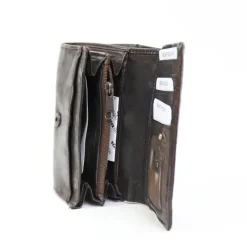 Bear Design Cow Lavato Wallet brown