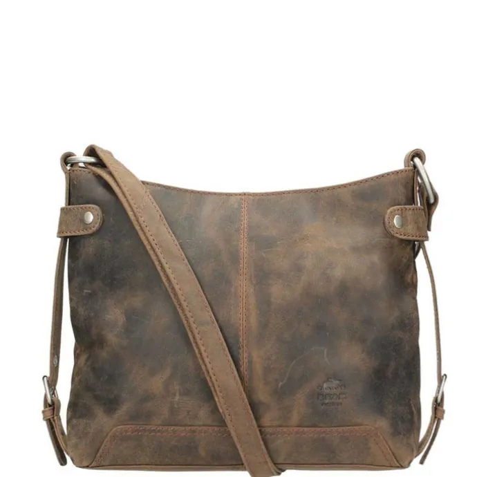 Bear Design Dark Nature Schoudertas brown