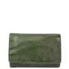 Bear Design Flappie Portemonnee green