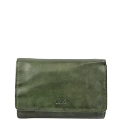 Bear Design Flappie Portemonnee green