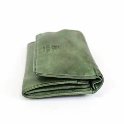 Bear Design Flappie Portemonnee green