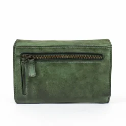 Bear Design Flappie Portemonnee green