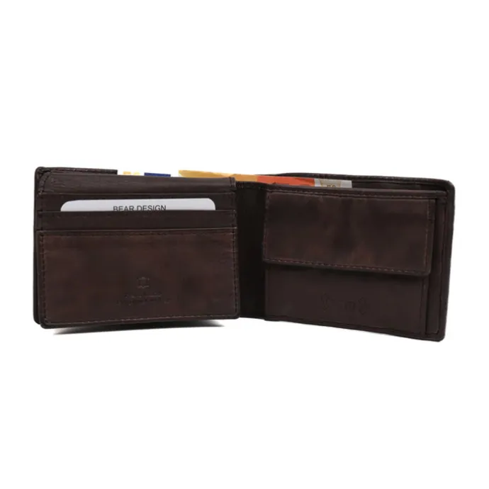 Bear Design Joep Billfold brown