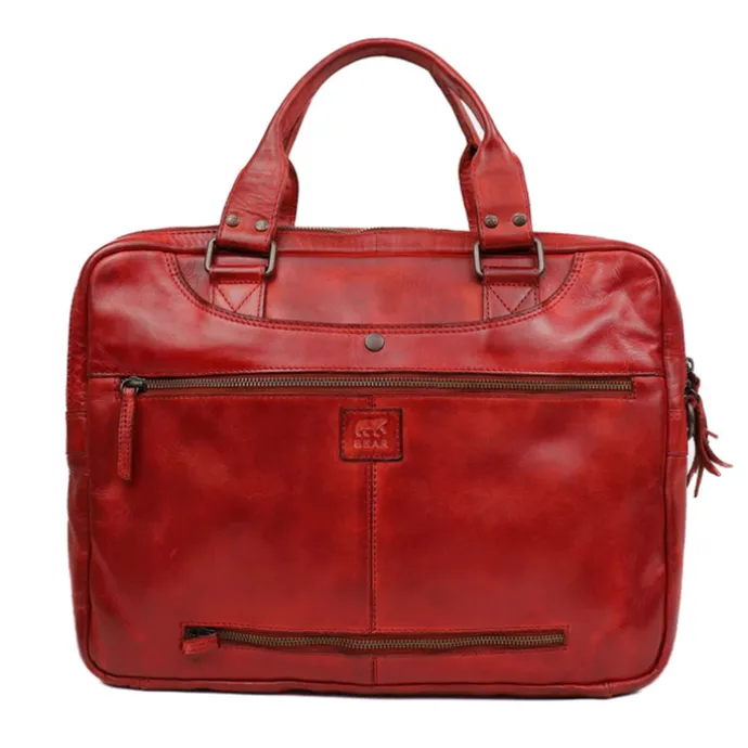 Bear Design Leandro Laptopbag red