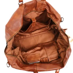 Bear Design Lucien Weekendbag cognac