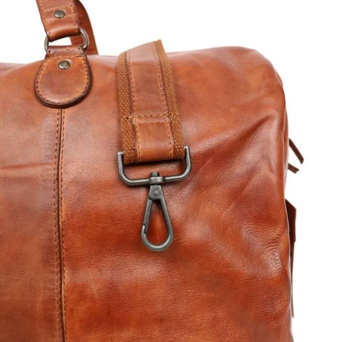 Bear Design Lucien Weekendbag cognac