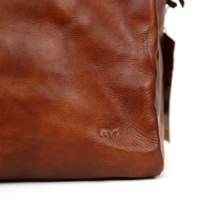 Bear Design Lucien Weekendbag cognac