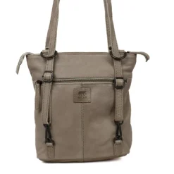 Bear Design Sandy Shoulder / Backpack silver mink