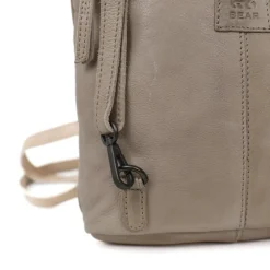 Bear Design Sandy Shoulder / Backpack silver mink