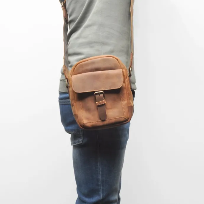 Berba Volte Crossbody coffee