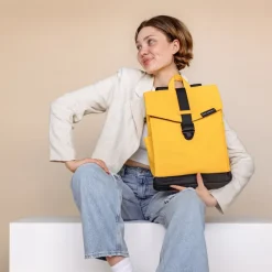 Bold Banana Envelope Backpack yellow raven
