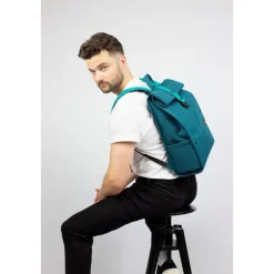 Bold Banana Roll Top Backpack power petrol